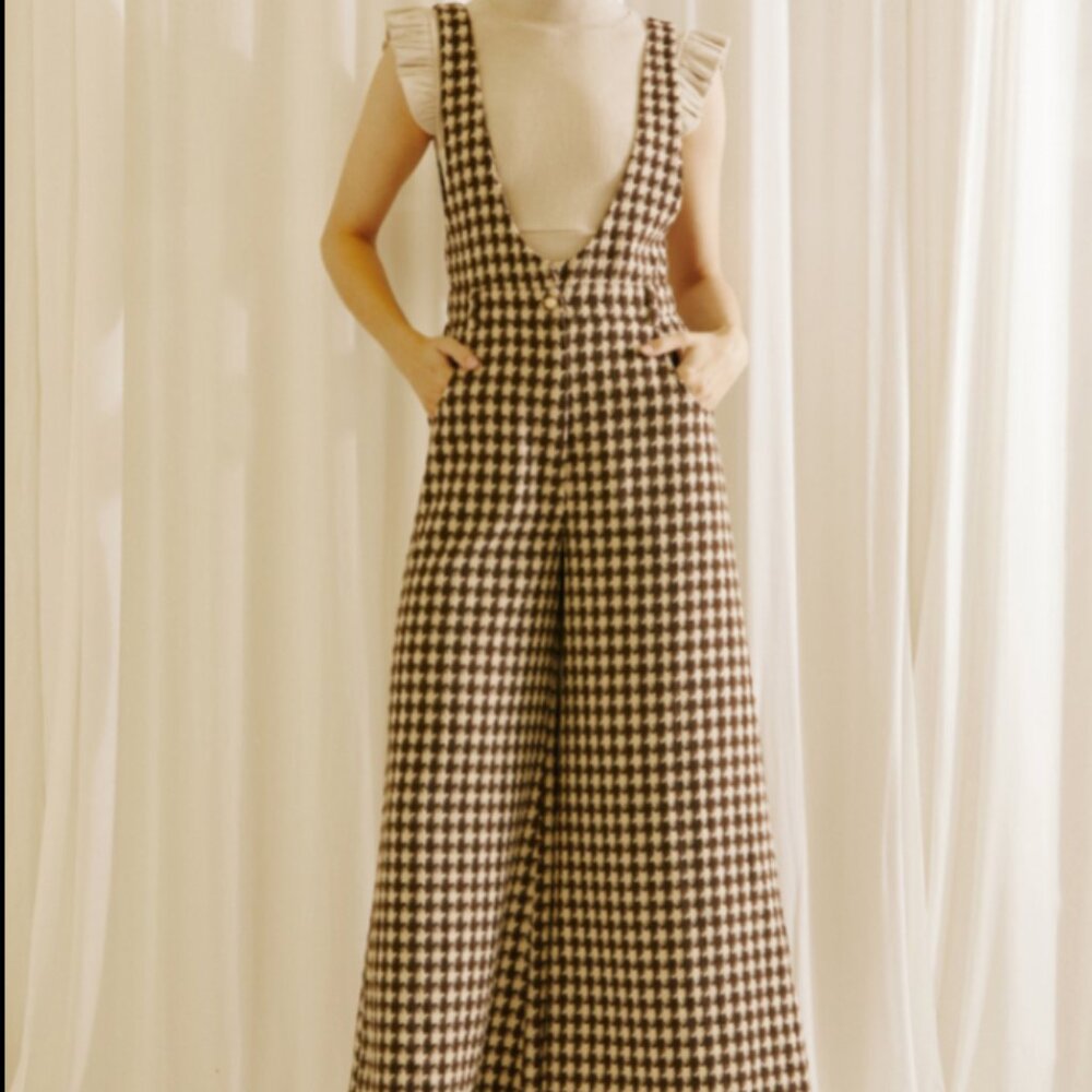 Houndstooth Jumpstuit